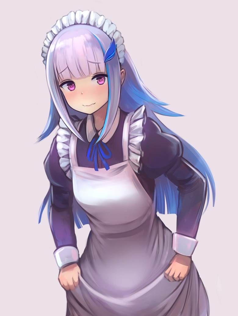 彩虹社, 莉泽·赫露艾斯塔, 女仆, string ribbon, 连衫围裙, Virtual YouTuber 1000+ bookmarks