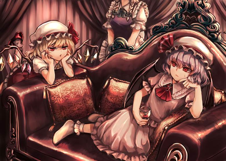 レミフラ|丽华的蕾米莉亚·斯卡蕾特插画图片