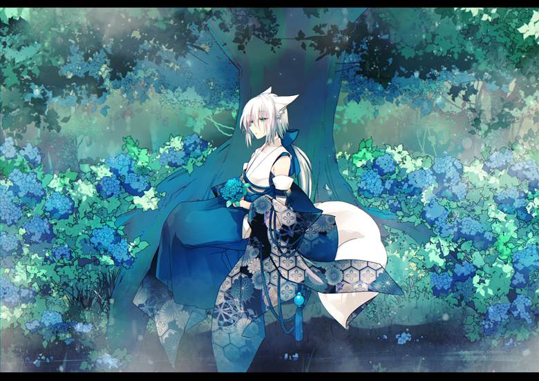 原创, 紫阳花, Original 500+ bookmarks, fox ears