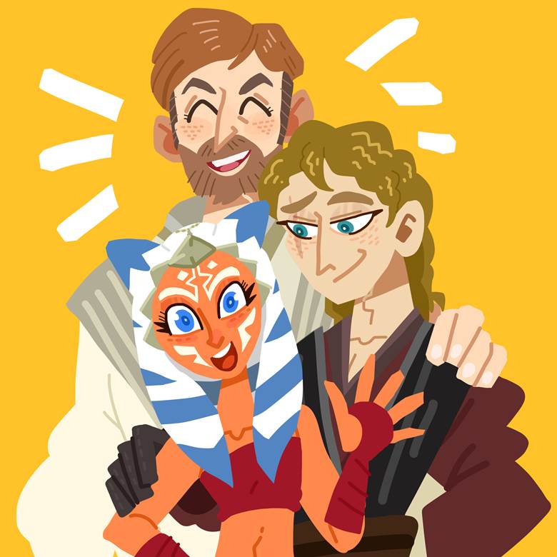 星球大战, 安納金·天行者, Obi-Wan Kenobi, Ahsoka Tano