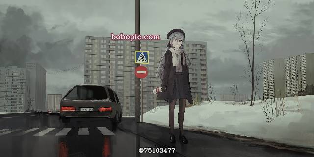 小女孩,眼罩,黑裤袜图片