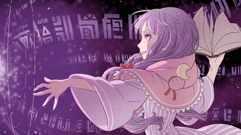 Touhou Project, Touhou, patchouli knowledge, Touhou Project 1000+ bookmarks, kawayabug