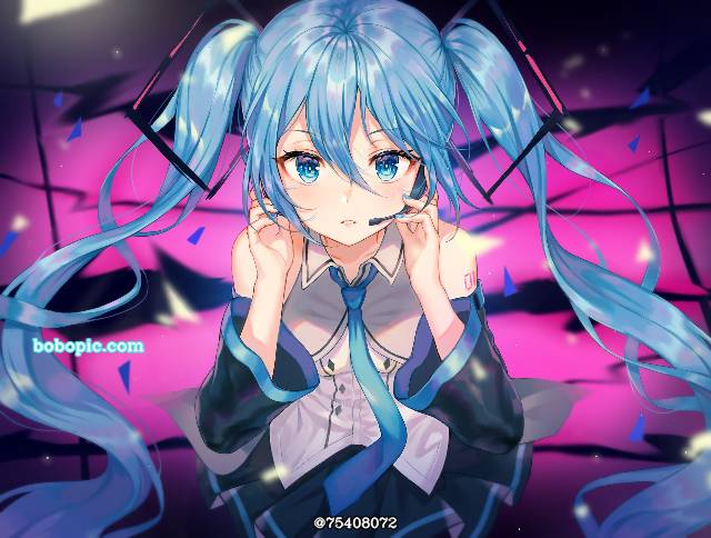 初音未来,宫本芙蕾德莉卡,枪弹辩驳,蕾姆,雷姆图片