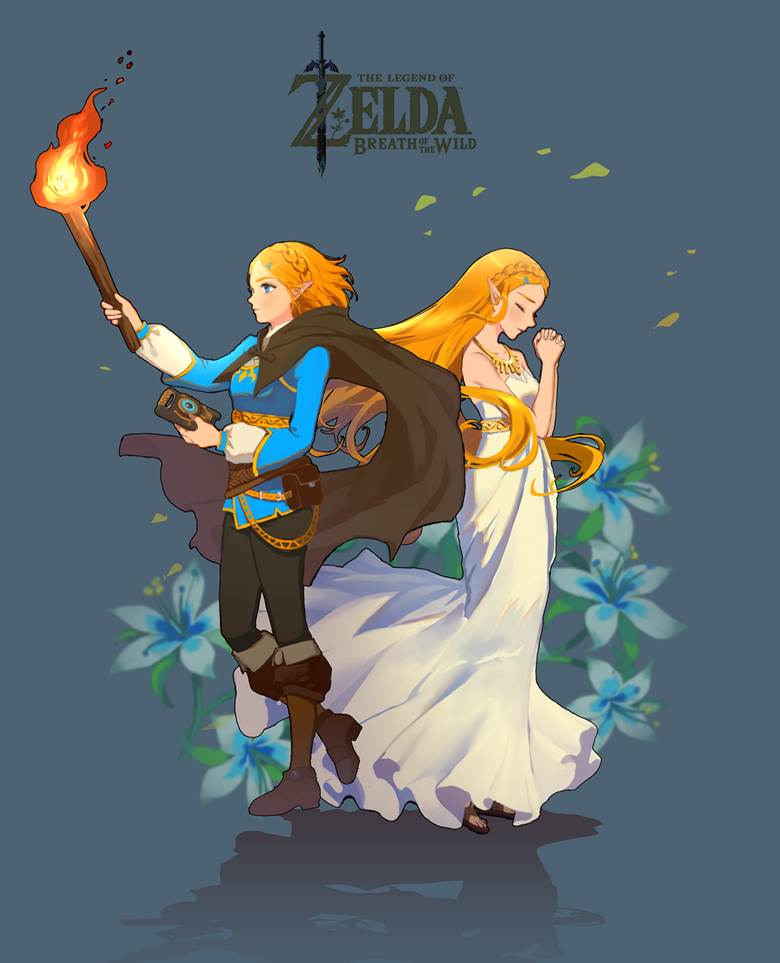 塞尔达传说, 旷野之息, 林克×塞尔达, 塞尔达公主, The Legend of Zelda 100+ bookmarks, 塞尔达传说500收藏