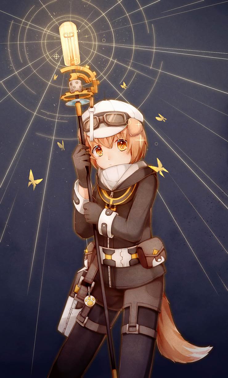 法术干员小电狗格雷伊pixiv插画图片