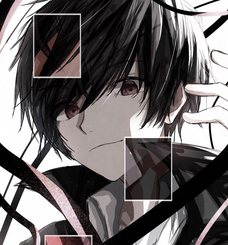 虚いおり的帅哥插画图片