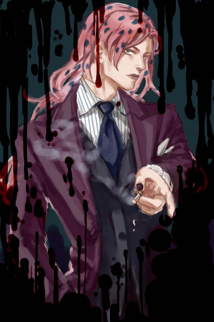 Diavolo, JoJo的奇妙冒险, JoJo, 香烟