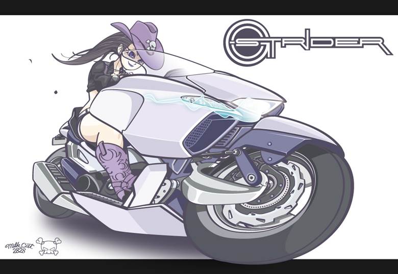 GStrider|kentarotakagi的pixiv摩托车插画图片