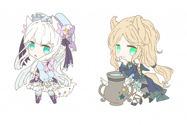 原创, 女孩子, 拟人化, 兽耳, cat, cat ears, 蝴蝶结, 白发, 哥特萝莉, zodiac signs