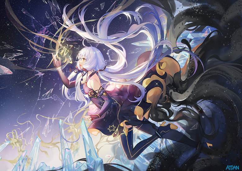 气质爆棚的长筒靴少女pixiv同人插画图片