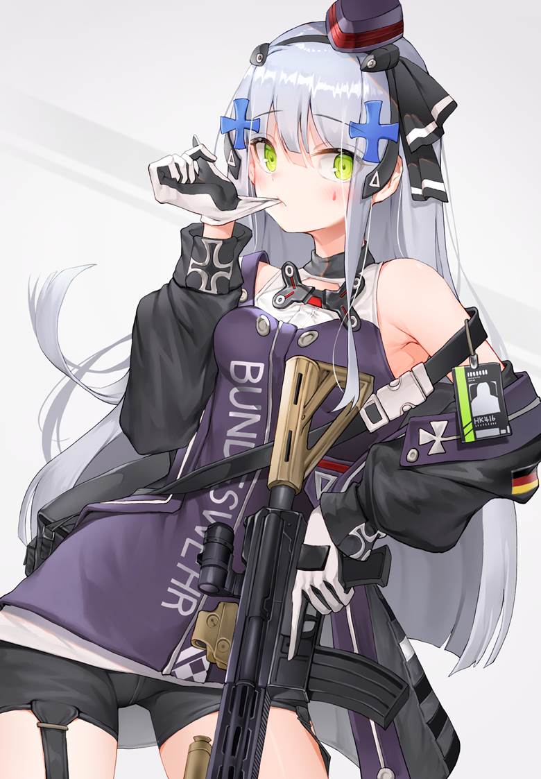 HK416 MOD3|DDUCKKONG的Pixiv少女插画图片