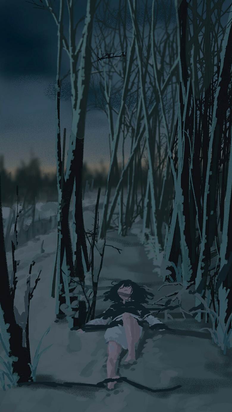 Untitled|Prolg的冬天风景插画图片