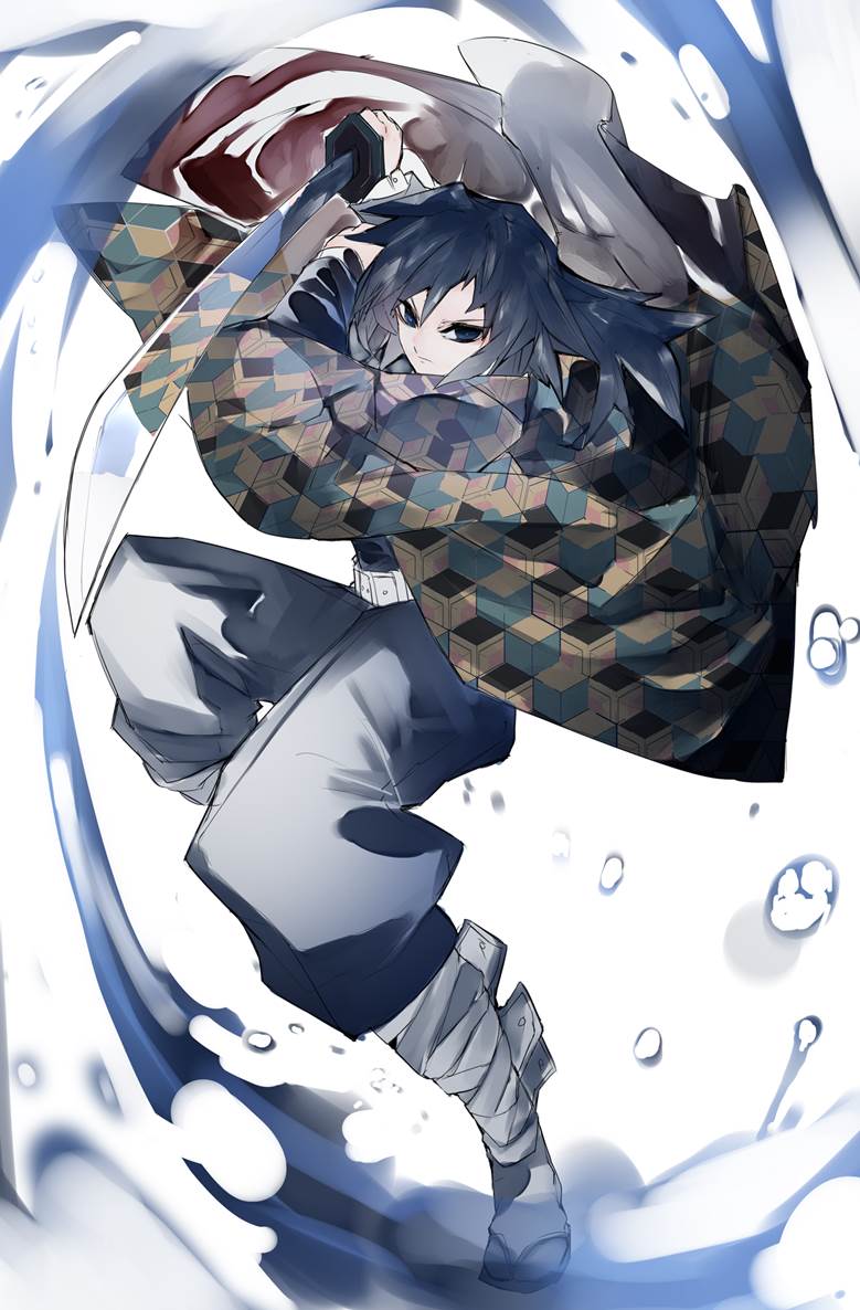 鬼灭之刃, 富冈义勇, Demon Slayer: Kimetsu no Yaiba 1000+ bookmarks, 卧槽好帅, sexiest man on earth, 感觉赢不了