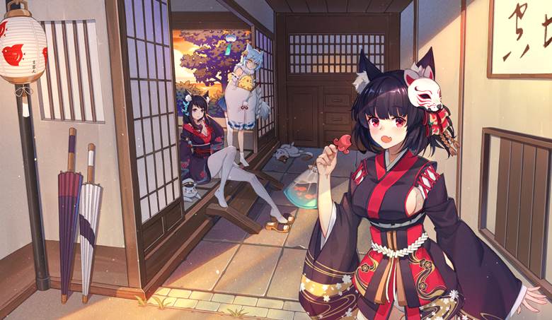 Yamashiro (Azur Lane), Fusou (Azur Lane), Azur Lane, kimono, Fubuki (Azur Lane), Azur Lane 1000+ bookmarks