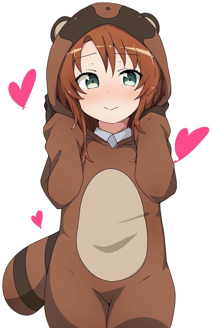 悠哉日常大王, Komari Koshigaya, Koma-chan, tanuki, 玩偶装