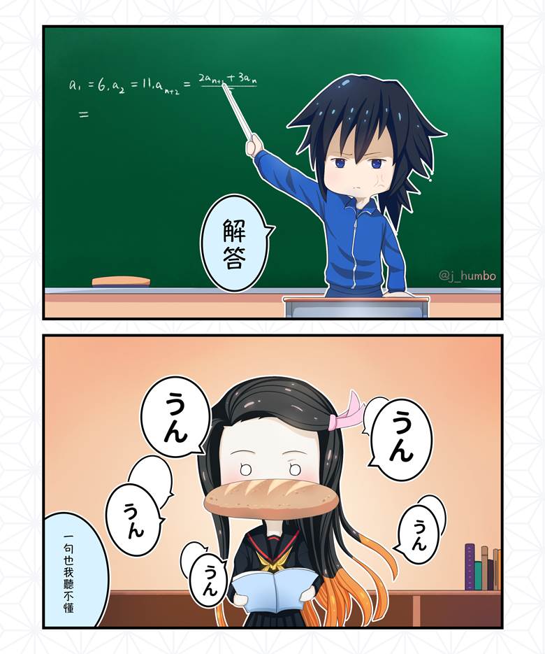 鬼灭之刃, 灶门祢豆子, 祢豆子, 富冈义勇, 鬼灭学园, 水手服, 富冈义勇