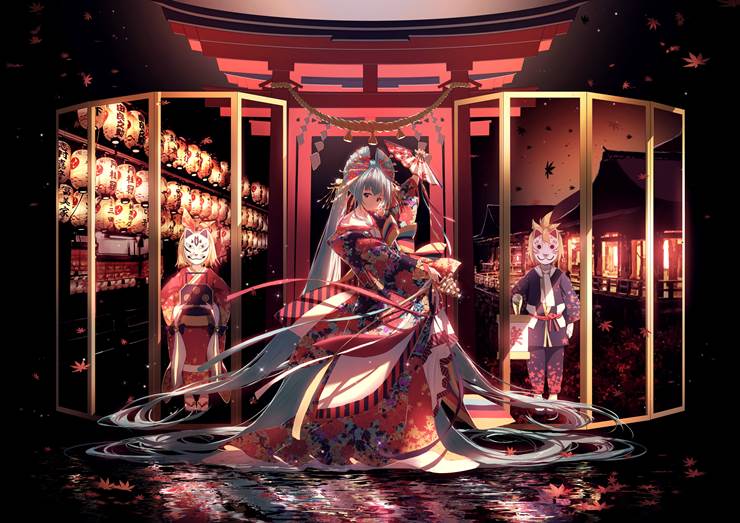 漂亮的p站小姐姐插画图片