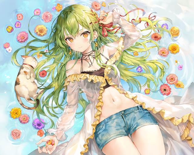 耳环耳饰超美的P站少女绘画美图