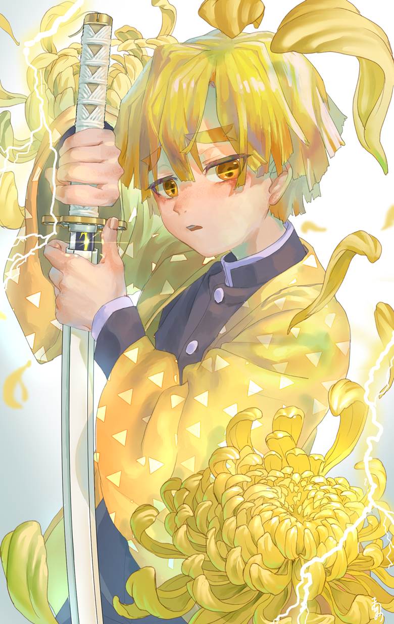 鬼灭之刃, Zenitsu Agatsuma, Demon Slayer 500+ bookmarks