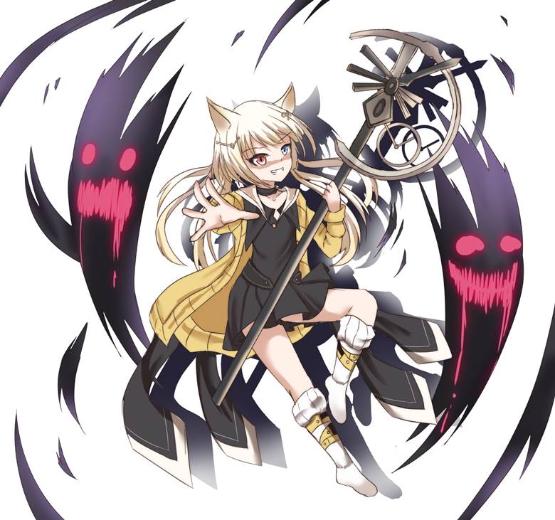 Arknights, Nightmare, 萝莉, young girl, armed girls, cat ears, 明日方舟