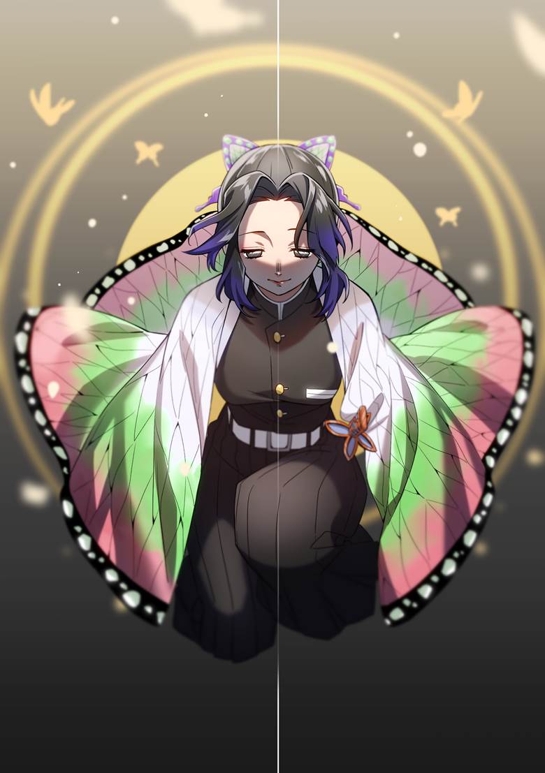 Demon Slayer: Kimetsu no Yaiba, Shinobu Kochou, Demon Slayer: Kimetsu no Yaiba 1000+ bookmarks