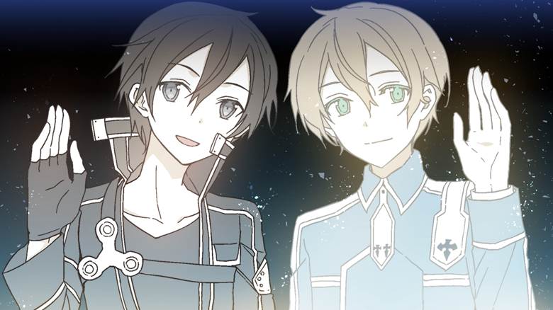 Kazuto Kirigaya, 尤吉欧×桐人, 桐人, 尤吉欧, 刀剑神域, 是可爱的男孩子！, SAO1000收藏