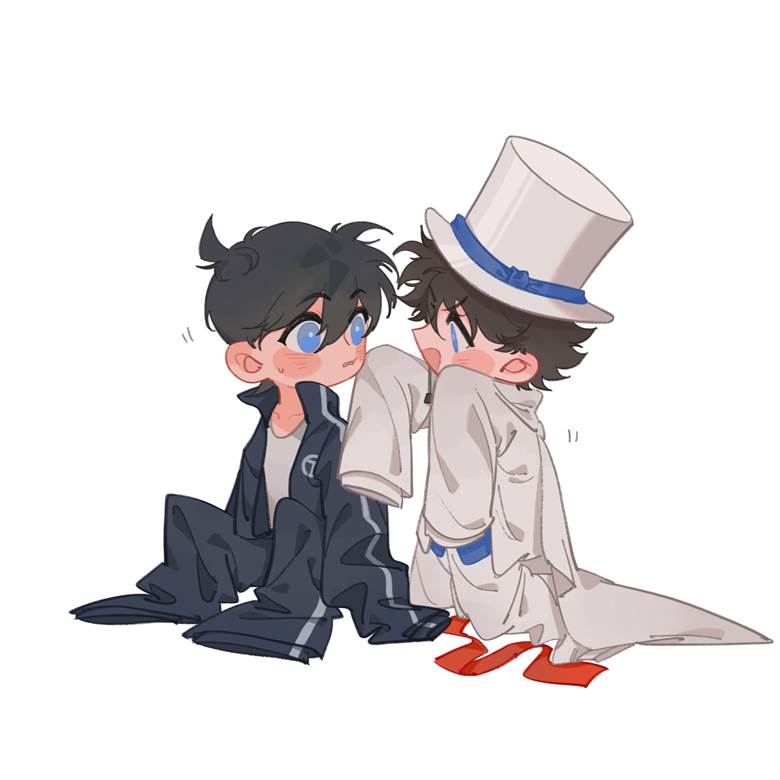 名侦探柯南, Shinichi Kudo, Shinichi/Kaito, Kaitou Kid, 幼儿化