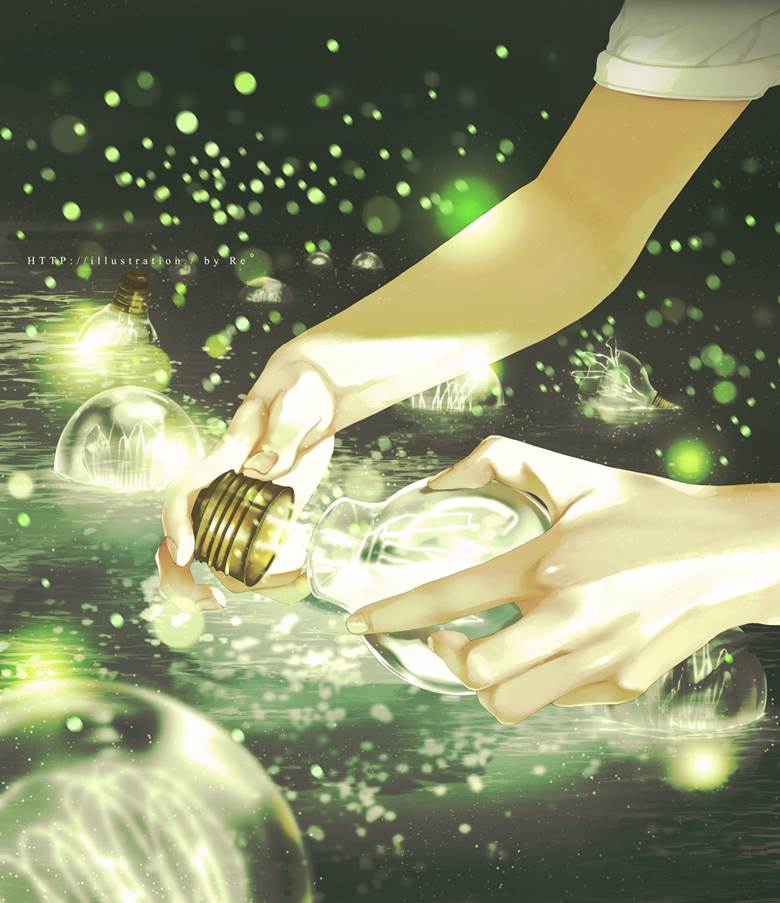 原创, 电灯泡, 玻璃之中, 原创7500收藏