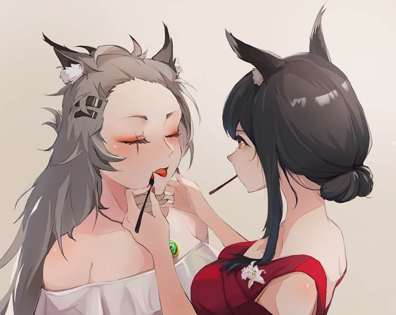 百合|clearhand的明日方舟插画图片