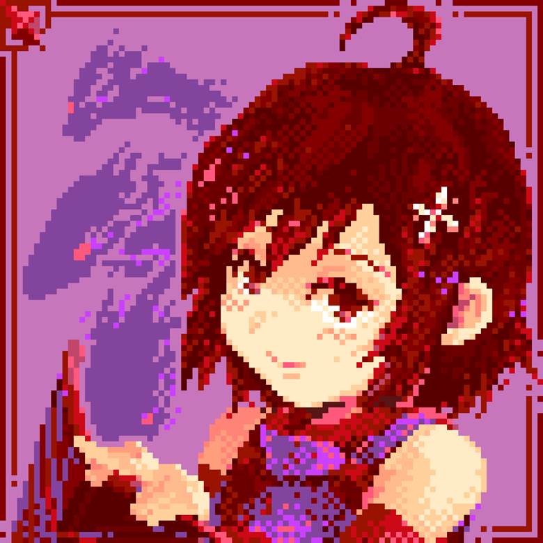 maple, 防点满, 因为太怕痛就全点防御力了, 点阵图, 梅普露(防点满), 本条枫