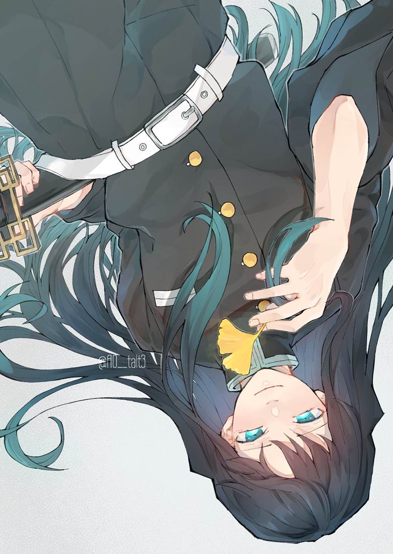 时透无一郎|苍⒎依赖受付中的鬼灭之刃插画图片