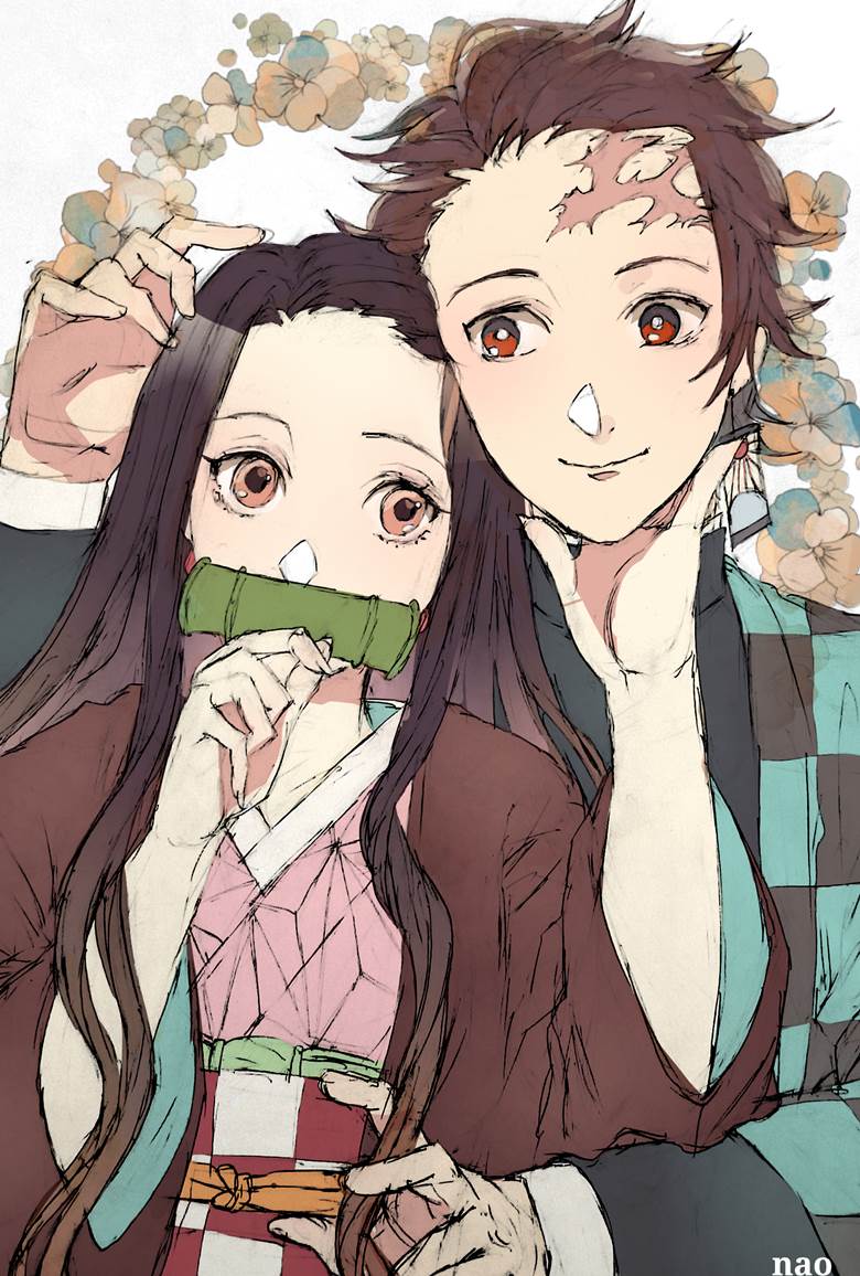 Demon Slayer: Kimetsu no Yaiba, Tanjirou Kamado, Nezuko Kamado, Kamado brothers, Demon Slayer: Kimetsu no Yaiba 1000+ bookmarks