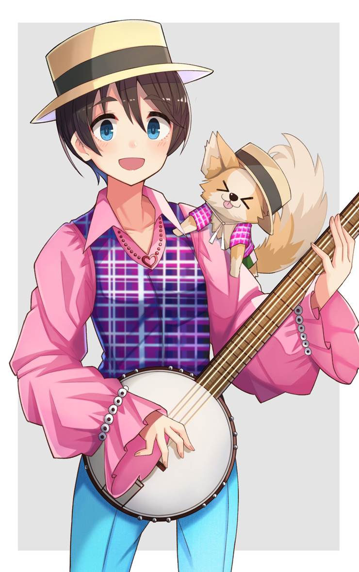 《摇曳露营△》齐藤惠那插画图片