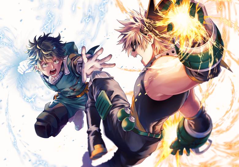 我的英雄学院, 绿谷出久, 爆豪胜己, My Hero Academia childhood friend, 我的英雄学院500收藏