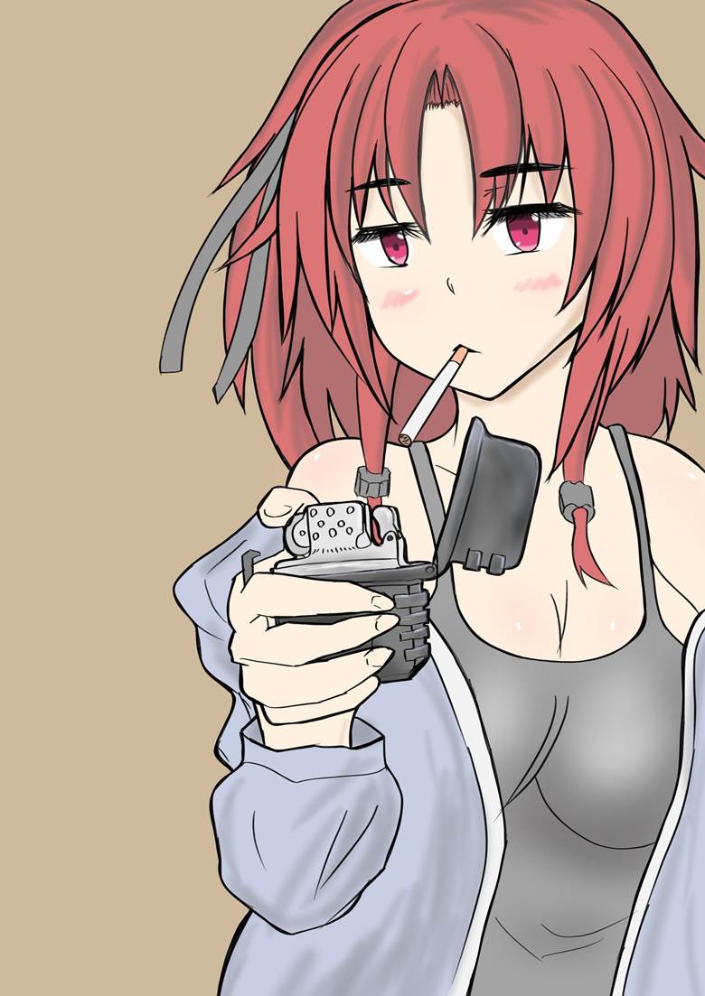 原创, 女孩子, 香烟