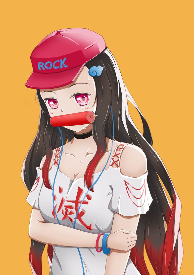 Nezuko Kamado, Demon Slayer: Kimetsu no Yaiba, Nezuko Kamado, oni, girl, long hair, Demon Slayer: Kimetsu no Yaiba, Nezuko, Demon Slayer: Kimetsu no Yaiba 1000+ bookmarks