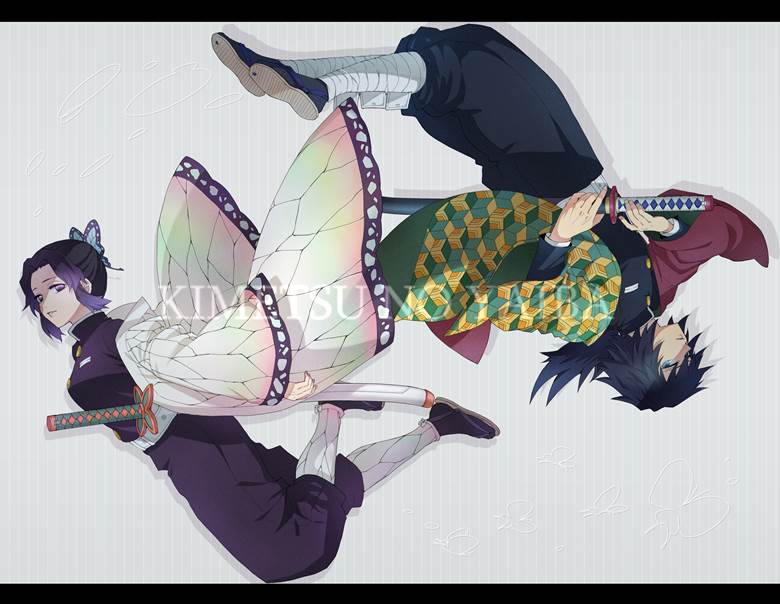 蝴蝶忍, 富冈义勇, Demon Slayer: Kimetsu no Yaiba 1000+ bookmarks, dynamism