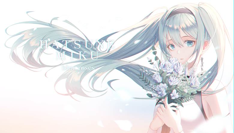 hatsunemikusoli的初音未来壁纸插画图片