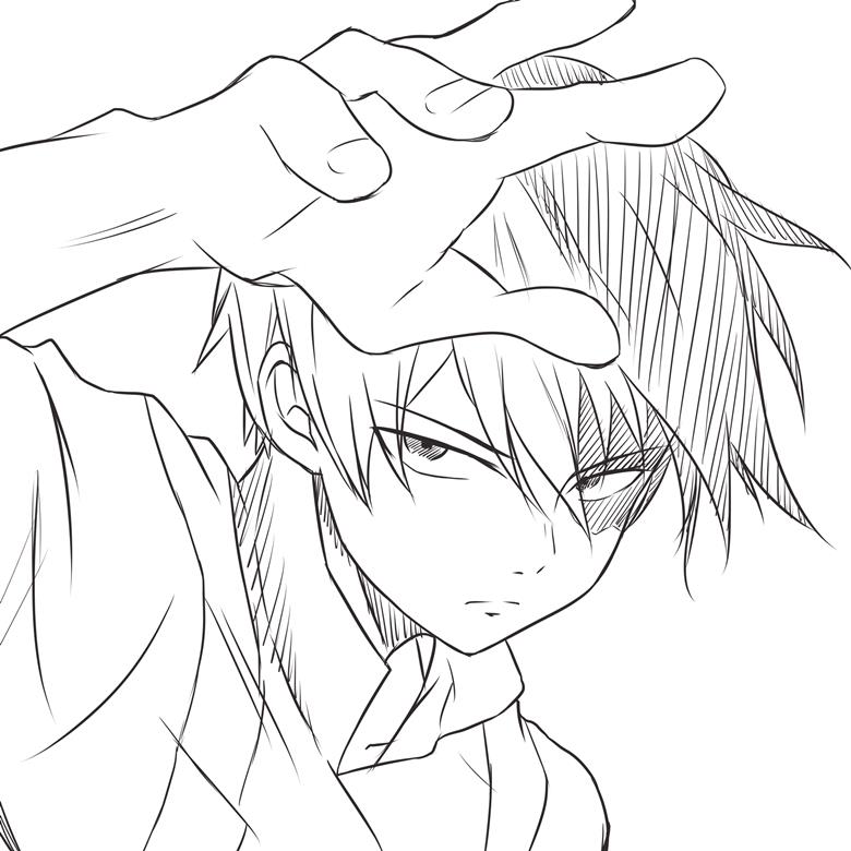 涂鸦, sketch, 涂鸦, 插画, 可供他人上色, 我的英雄学院, 轰焦冻, 我的英雄学院100收藏