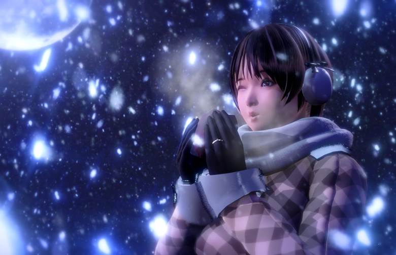 Honey Select, 可爱, 新娘, snow, sweet potato, 很冷的样子