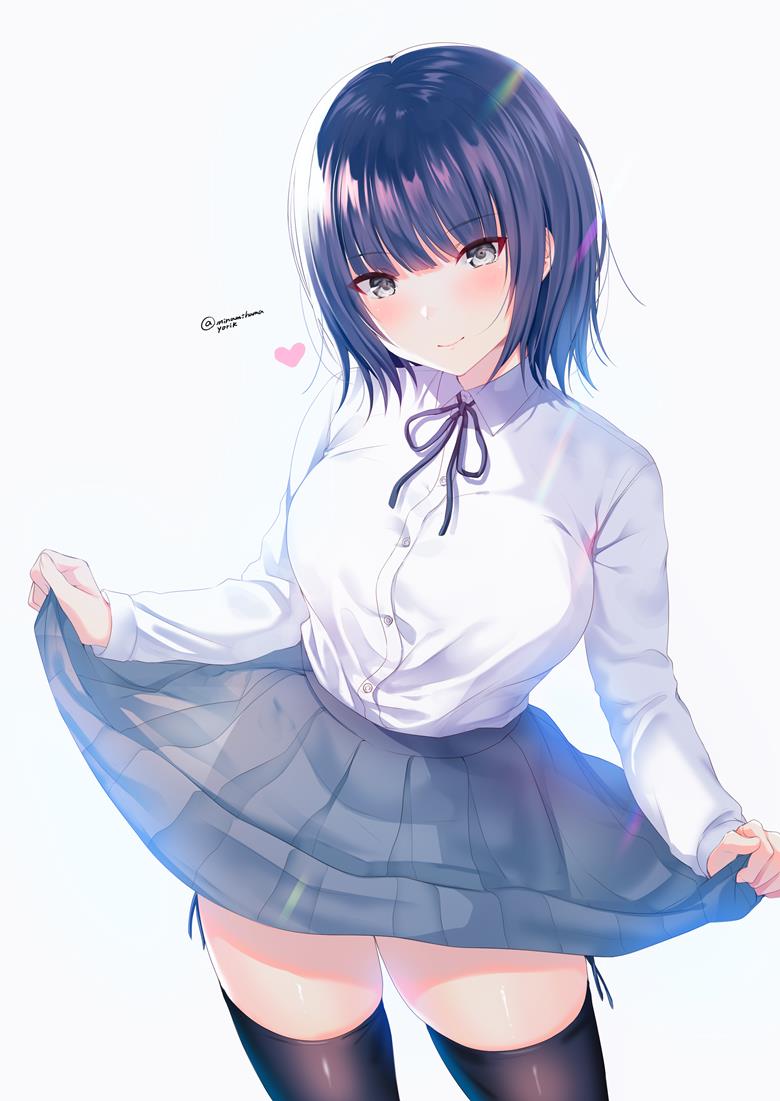 原创, 女孩子, beautiful girl, uniform, 绝对领域, 女校学生, large breasts, 原创5000users加入书籤