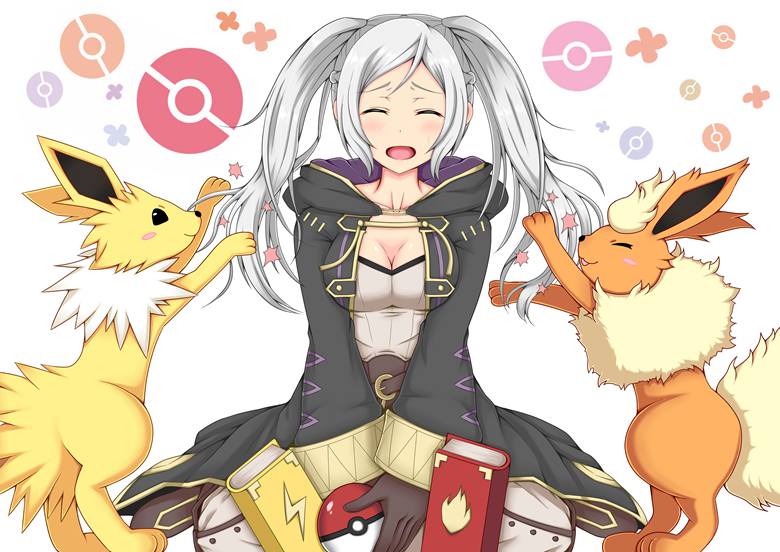 Fire Emblem Awakening, reflet, female Robin, Pokémon, jolteon, Flareon, Fire Emblem 500+ bookmarks, Fire Emblem Heroes