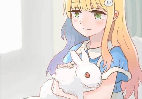 兔子, 原创, 爱丽丝, 女孩子, 爱丽丝梦游仙境