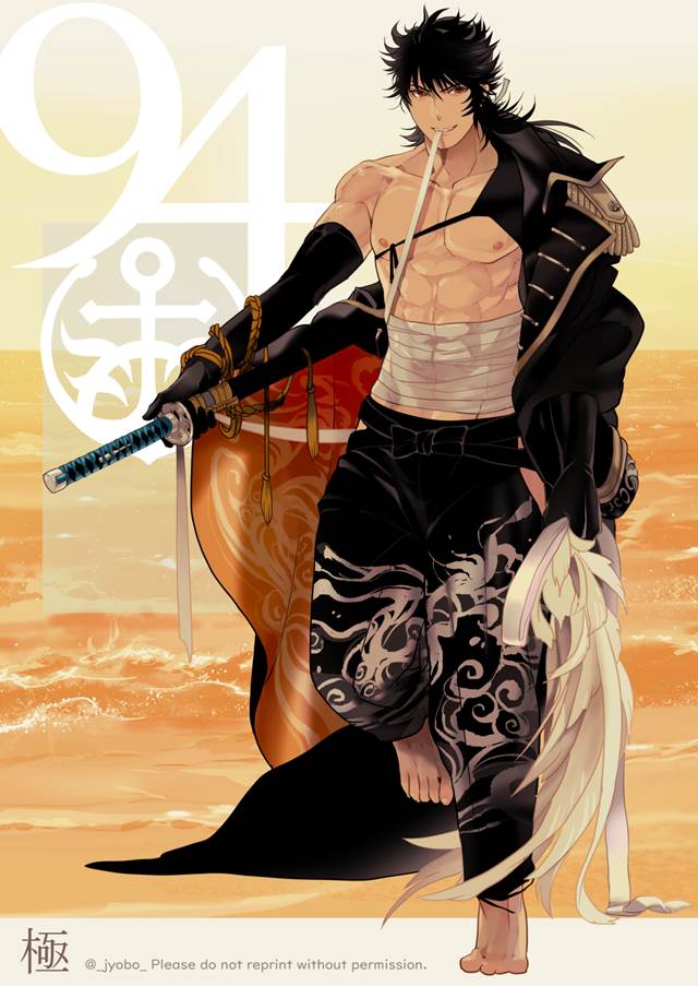 刀剑乱舞, 卧槽美哭, Touken Ranbu 1000+ bookmarks, 陆奥守吉行