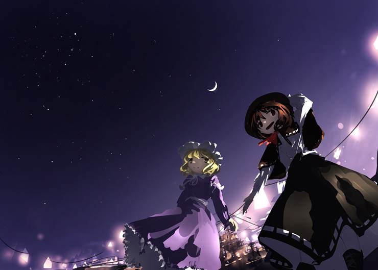 东方Project, 东方, 玛艾露贝莉·赫恩, 宇佐见莲子, 秘封俱乐部, Touhou Project 100+ bookmarks