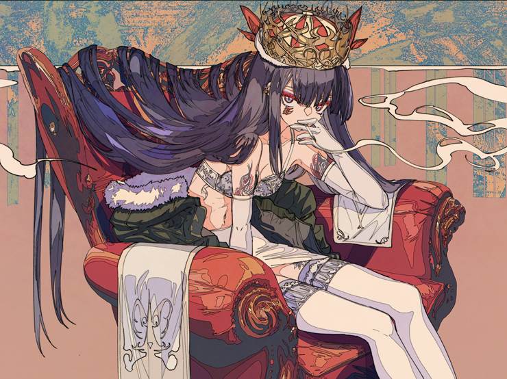 原创, 太美了, 长筒袜, 香烟, 原创10000users加入书籤, 沙发, 刺青