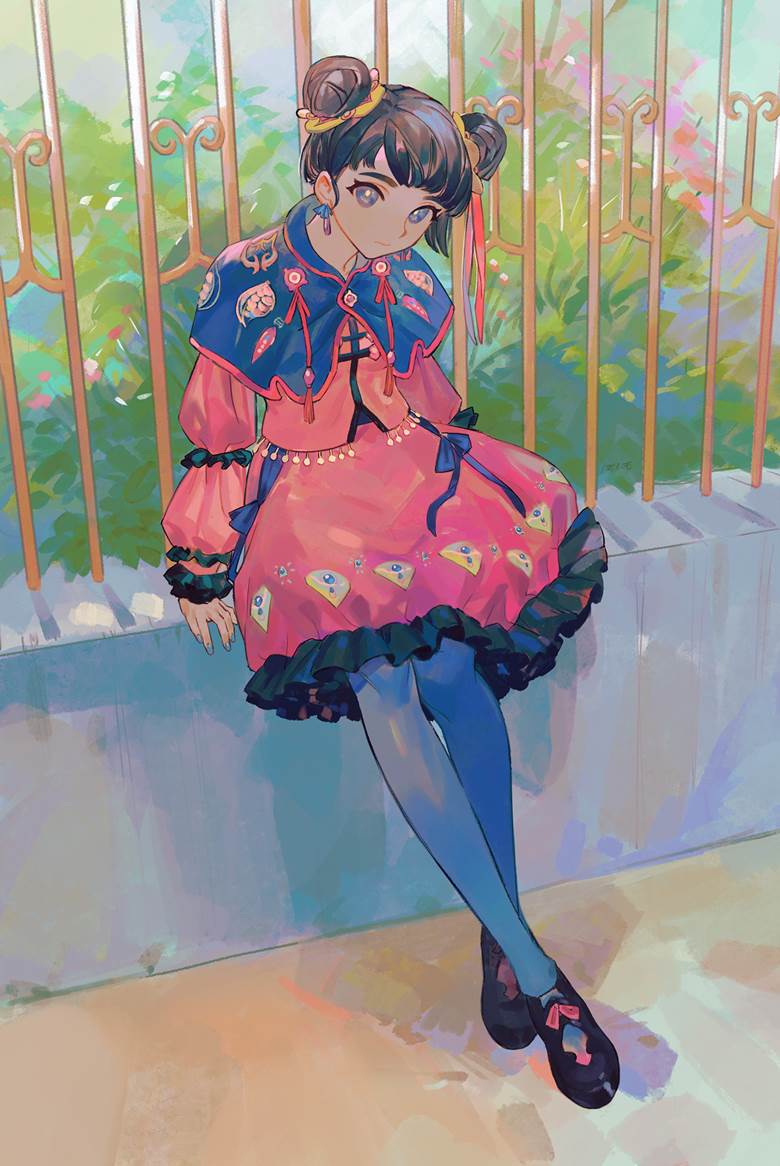 原创, 团子头, Chinese lolita, 原创1000users加入书籤