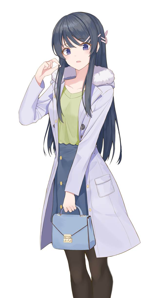 young girl, 樱岛麻衣, 青春猪头少年不会梦到兔女郎学姐, Rascal Does Not Dream Series, 青春猪头少年, 黑裤袜, 青春猪头少年1000收藏