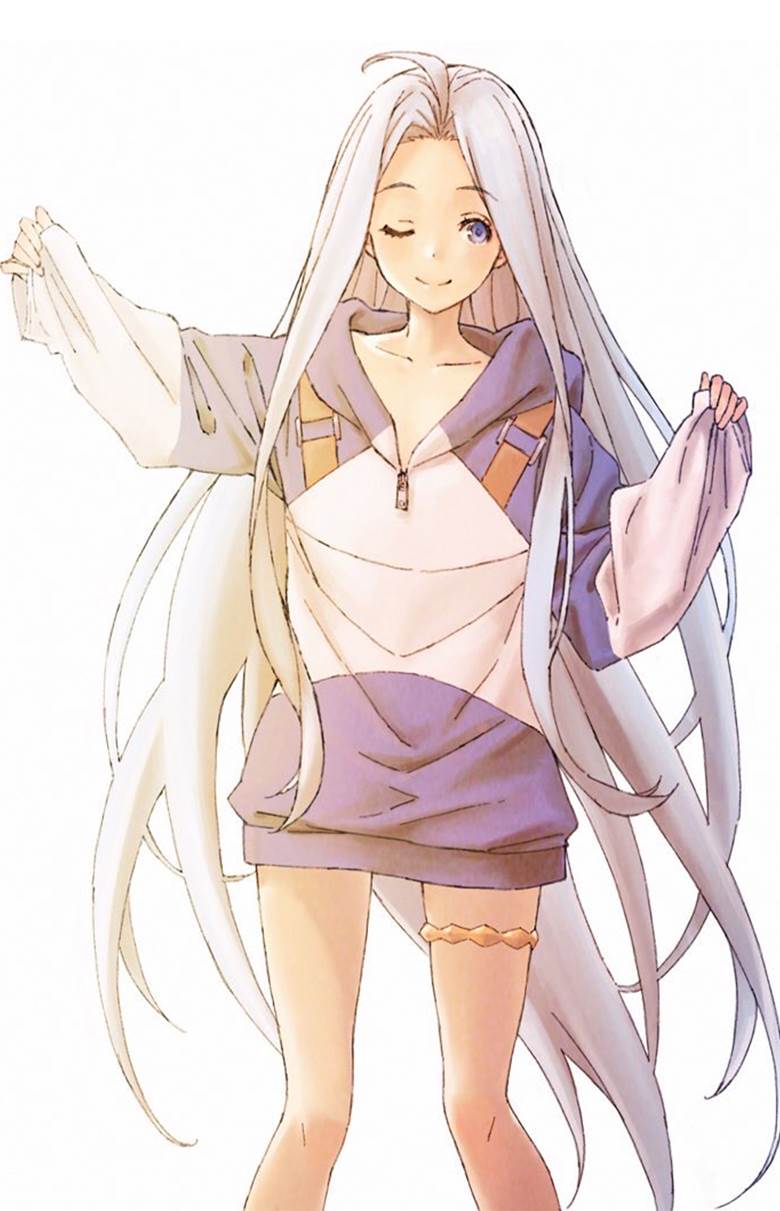 Granblue Fantasy, Granblue Fantasy, overly long sleeves, Lyria