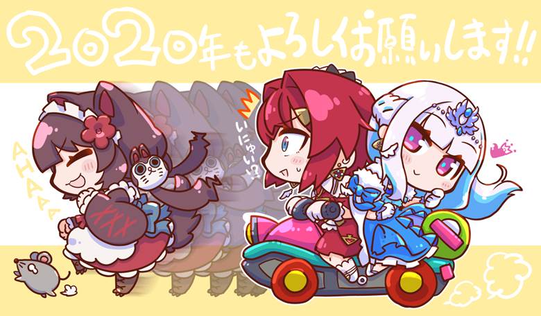 Nijisanji, Lize Helesta, Ange Katrina, Toko Inui, virtual YouTuber, Virtual YouTuber 1000+ bookmarks